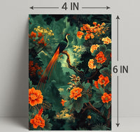 Tropical Paradise Bird Art Print - Animal Poster
