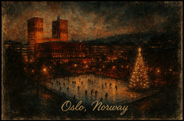 Winter in Oslo Poster