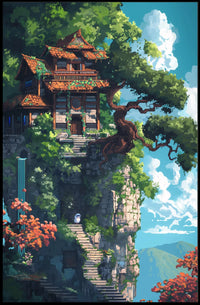 Enigmatic Visual Storytelling Art Poster