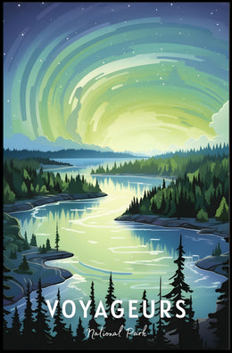Voyageurs National Park Scenic Poster Print