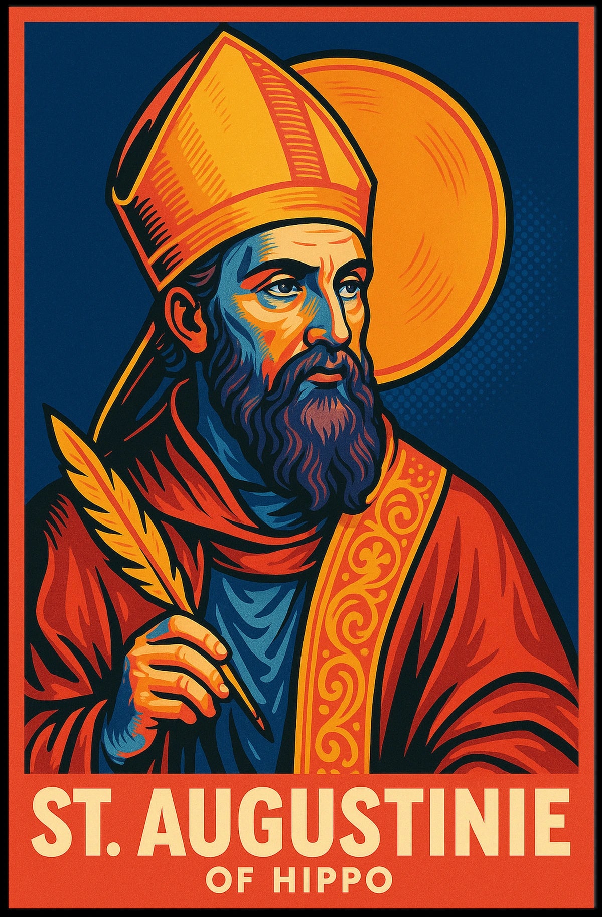 St. Augustine of Hippo Poster
