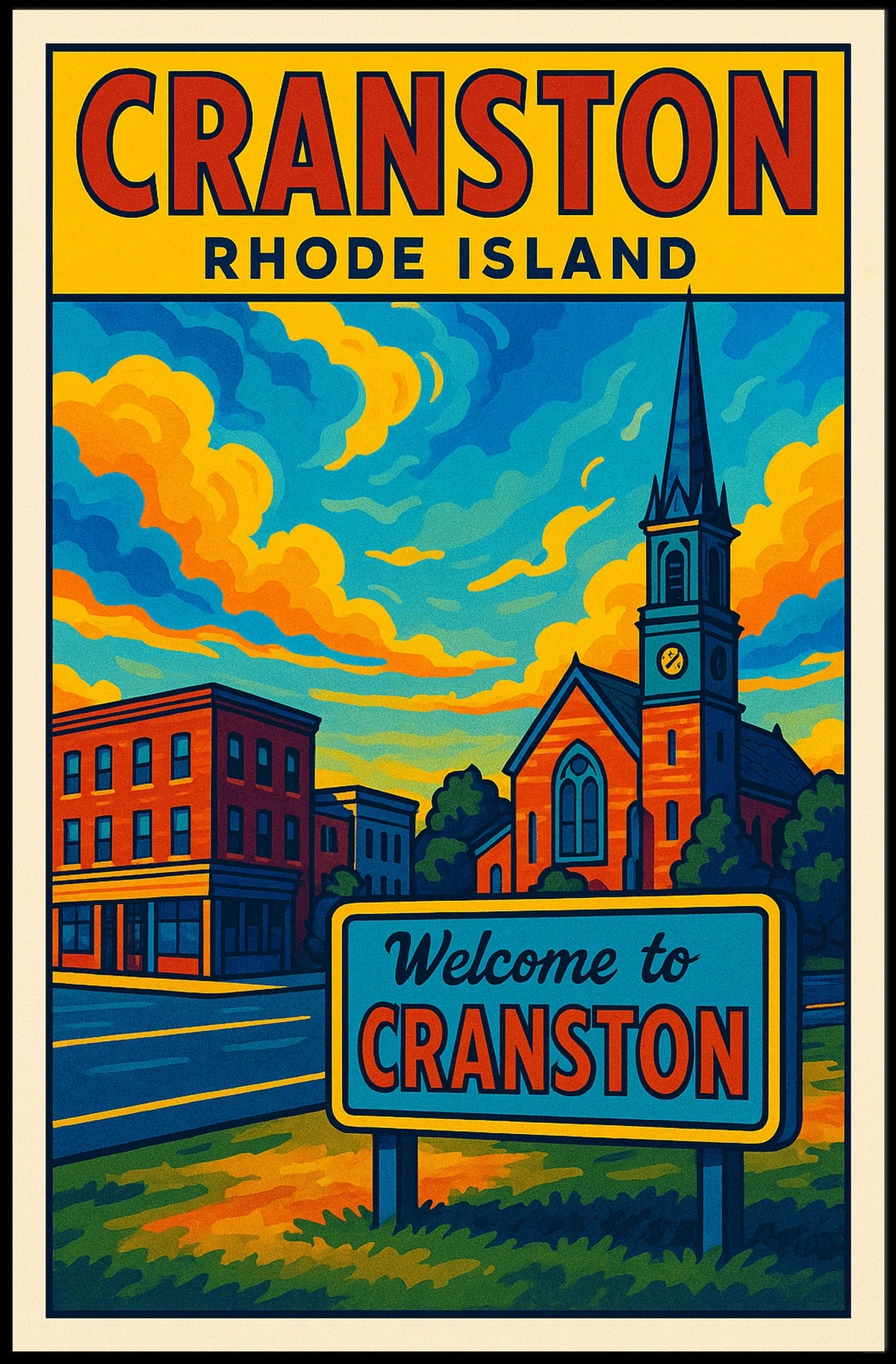 Welcome to Cranston Poster