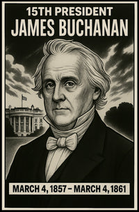 James Buchanan 15Th President Poster