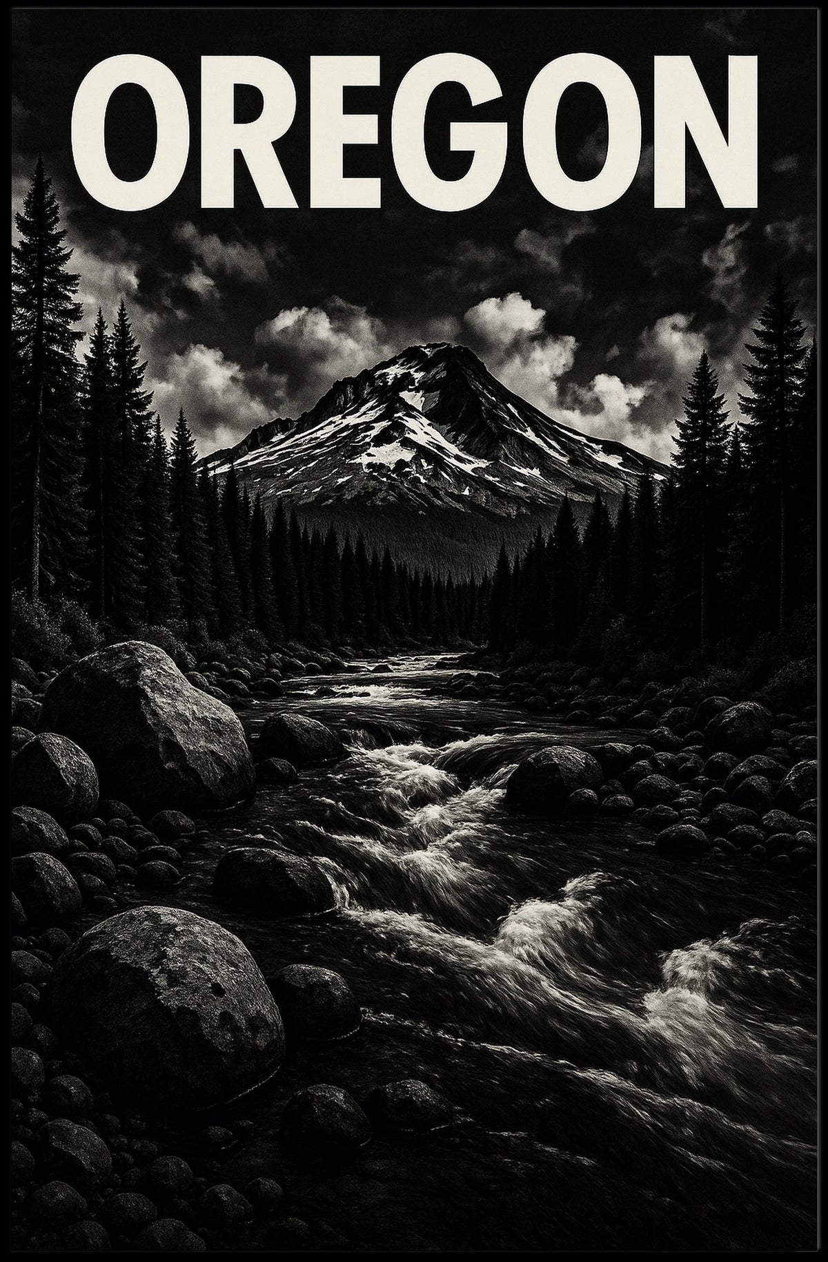 Majestic Oregon Landscape Poster