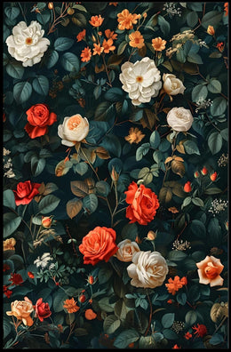 Lush Floral Beauty Botanical Art Poster