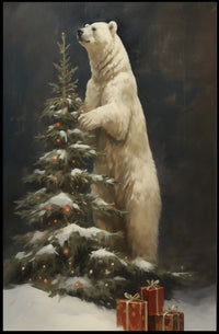 Polar BearS Christmas Poster