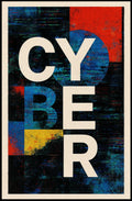 Cyber Abstract Abstract Poster
