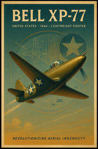 Bell XP-77 Lightweight Fighter Poster