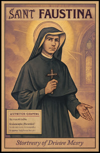 Saint Faustina Poster PosterGoat