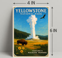 Yellowstone National Park Nature's Majestic Wonder Poster PosterGoat