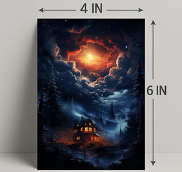 Enchanted Nightscape Poster