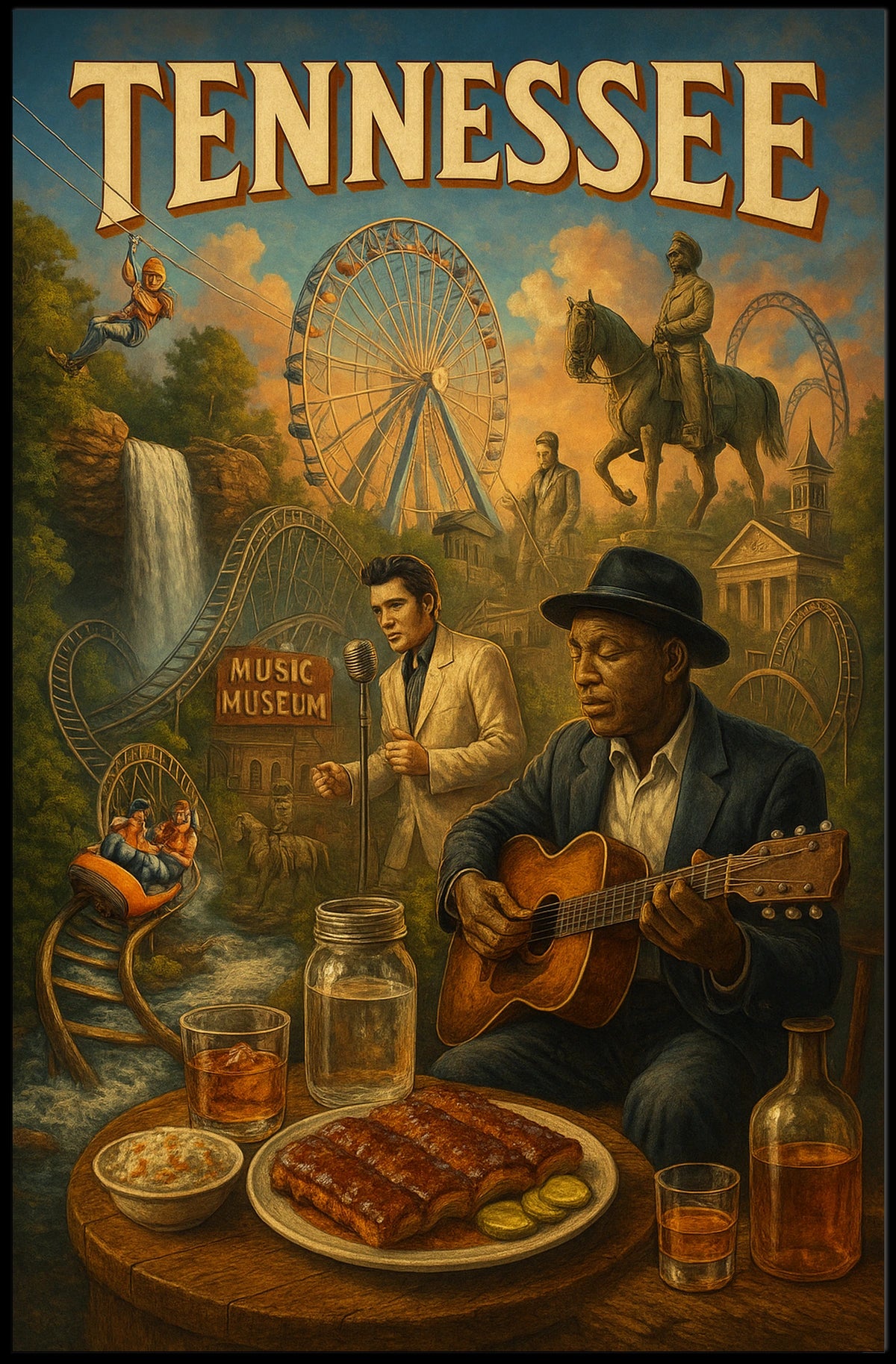 Tennessee A Cultural Journey Poster