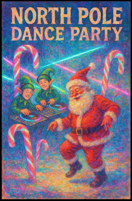 North Pole Dance Party Poster