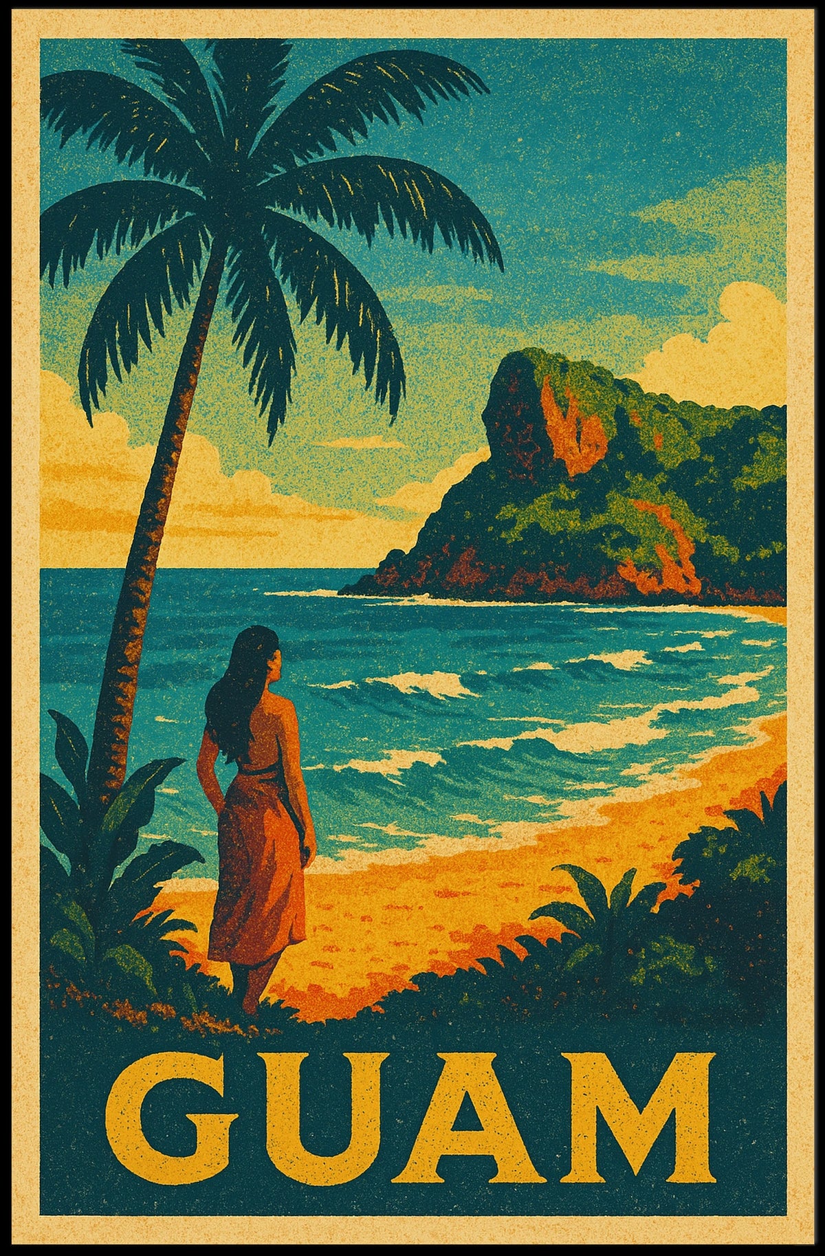 Guam Tropical Paradise Poster