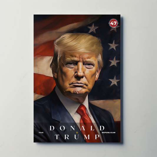 Donald Trump 47th President Of The United States Portrait