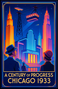 A Century of Progress Chicago 1933 Poster