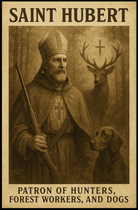Saint Hubert Patron Of Hunters Poster