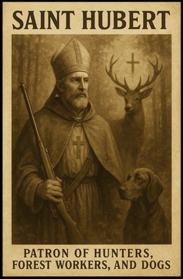 Saint Hubert Patron Of Hunters Poster