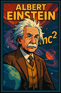 Albert Einstein Iconic Physicist Poster