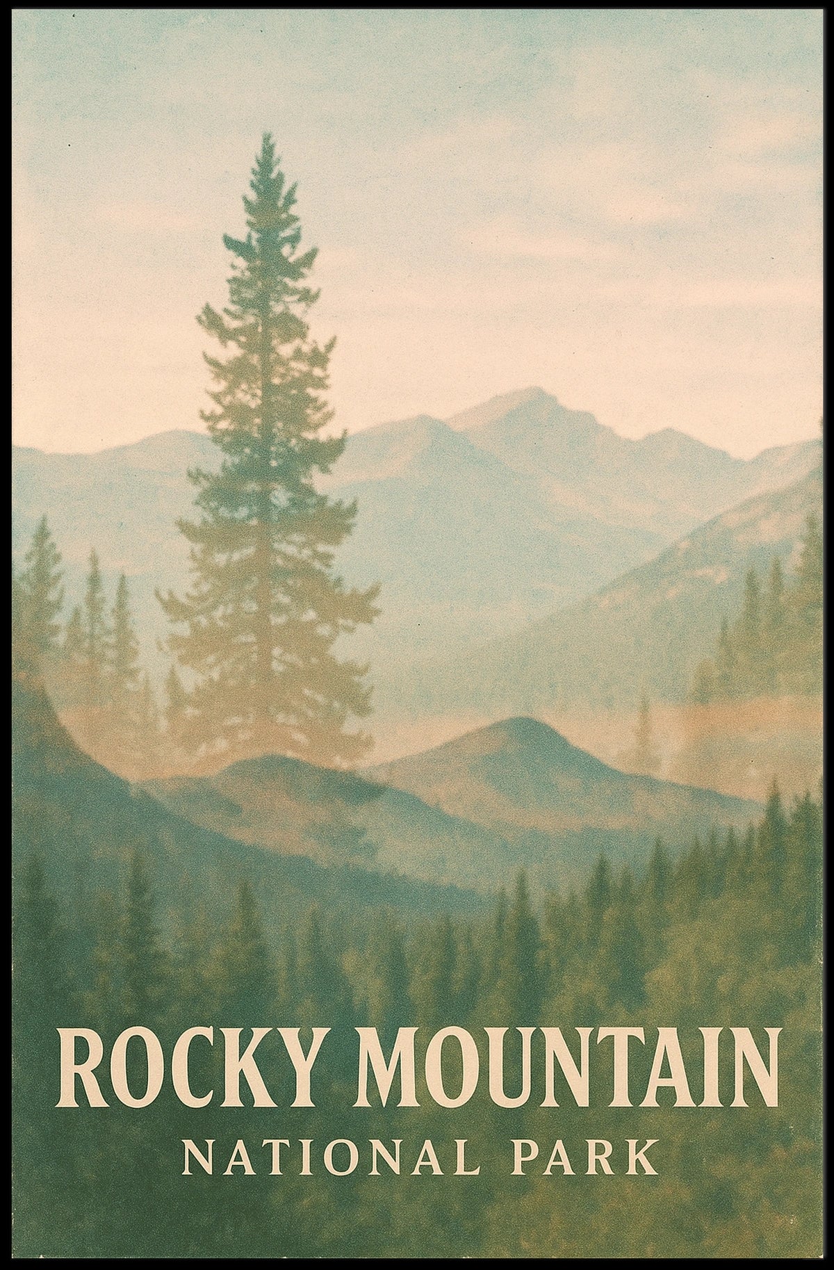Rocky Mountain National Park Poster