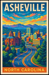 Asheville, North Carolina Poster