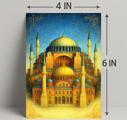 Majestic Architecture of Hagia Sophia Poster PosterGoat