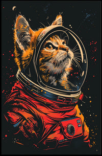 Cosmic Cat Explorer Poster