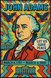 John Adams 2nd President Poster PosterGoat