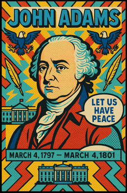 John Adams 2nd President Poster PosterGoat