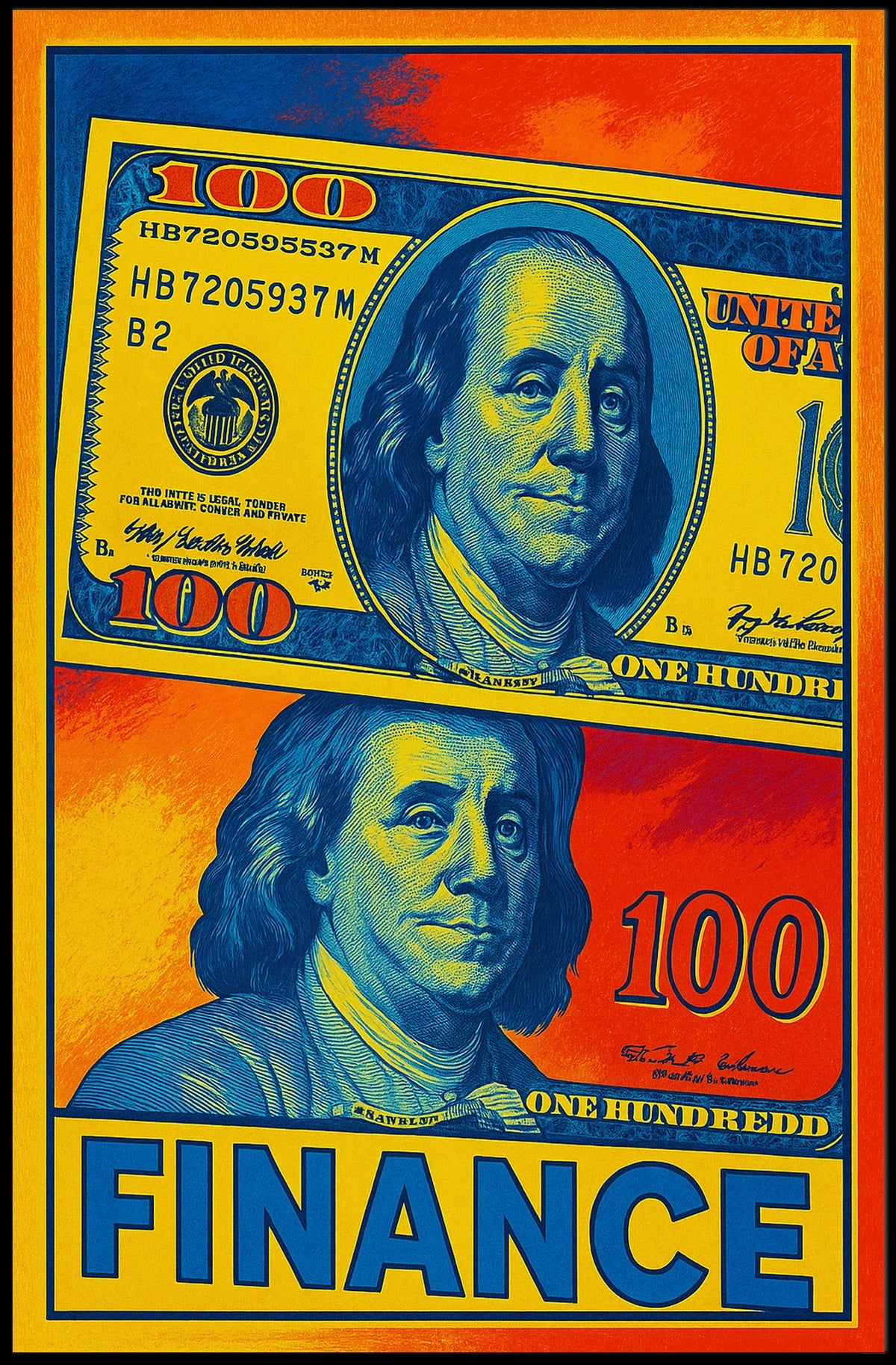 Finance and Currency Art Poster