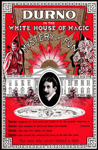 Durno the Magician Vintage Magic Show Cultural Poster
