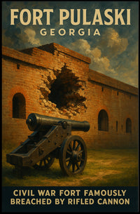 Fort Pulaski Civil War Landmark Poster