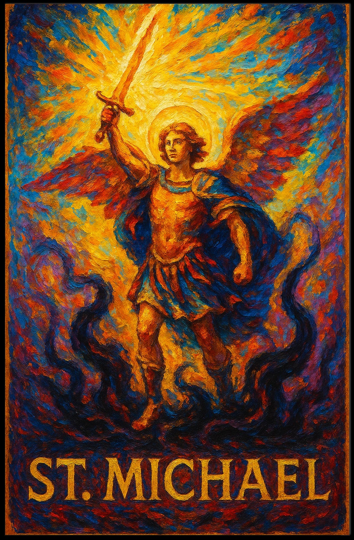 Archangel Michael Art poster