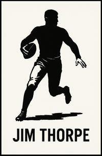Jim Thorpe Athletic Icon Poster