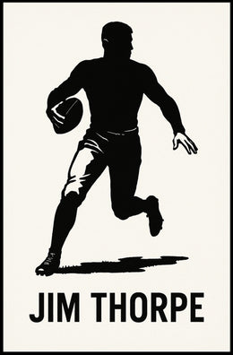 Jim Thorpe Athletic Icon Poster