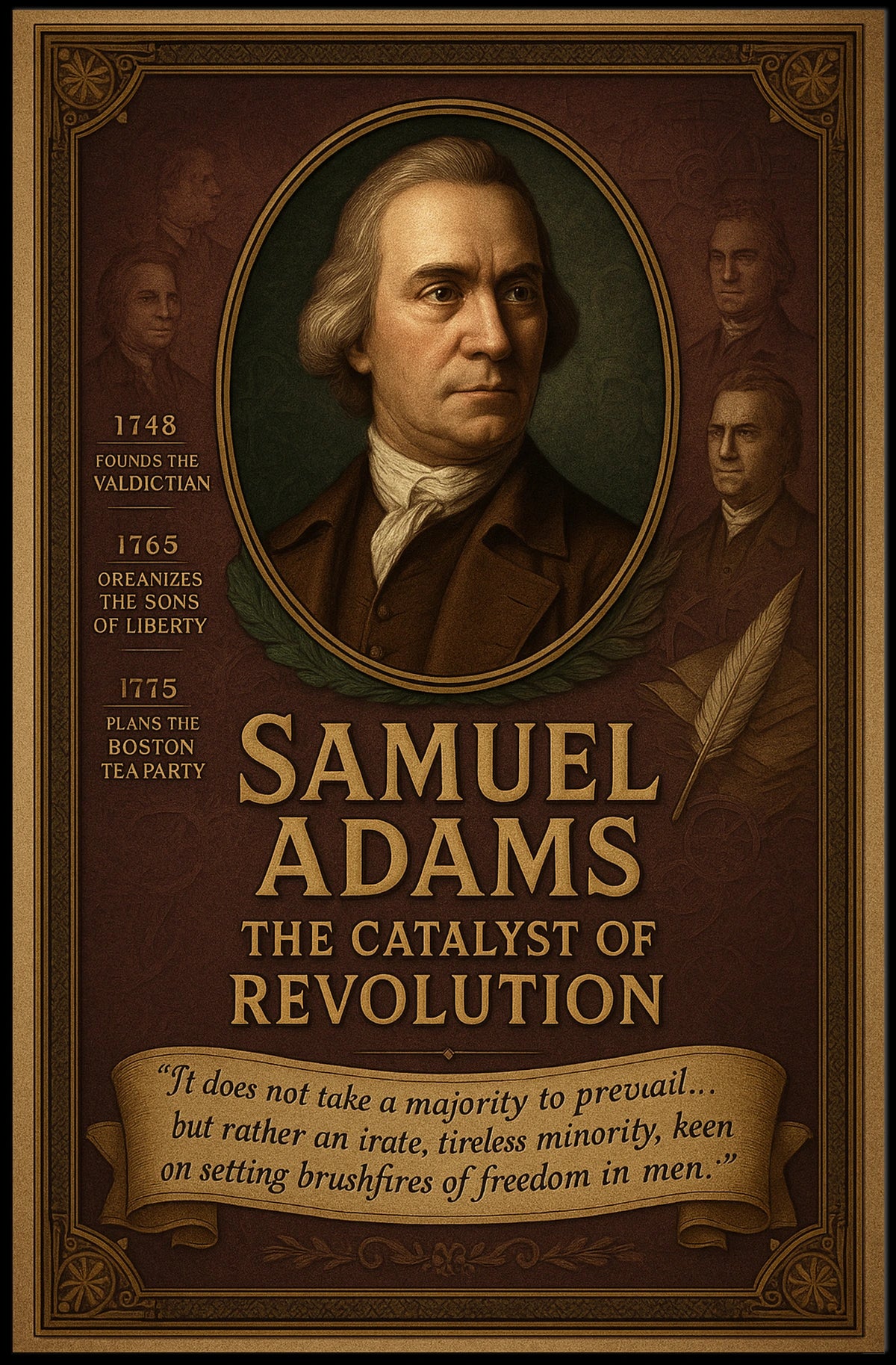 Samuel Adams The Catalyst of Revolution Poster