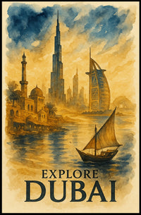 Discover the Wonders of Dubai Poster