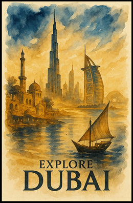 Discover the Wonders of Dubai Poster