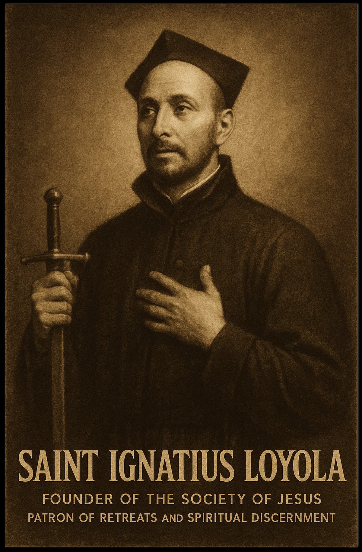 Saint Ignatius Loyola Poster