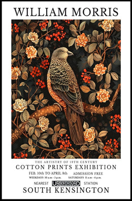 William Morris 19th Century Cotton Prints Artistic Poster