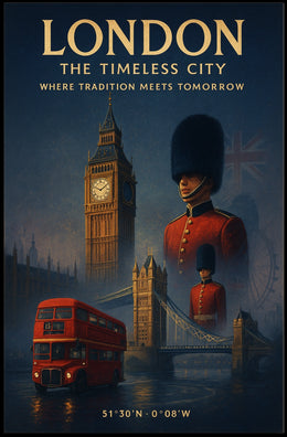 London The Timeless City Poster