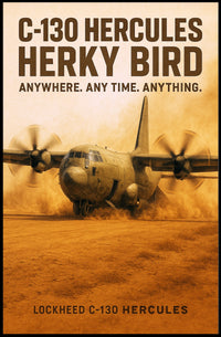 C-130 Hercules Herky Bird Poster