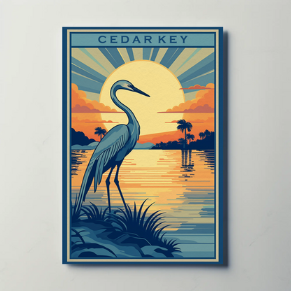 Cedar Key Travel Poster