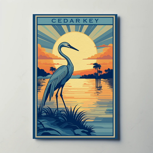 Cedar Key Travel Poster