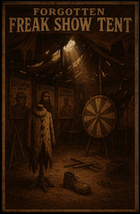 Forgotten Freak Show Tent Poster