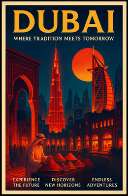 Dubai Poster Where Tradition Meets Tomorrow For Homeowners