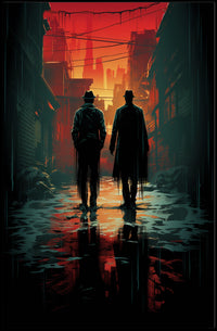 Shadows In The Alley Poster
