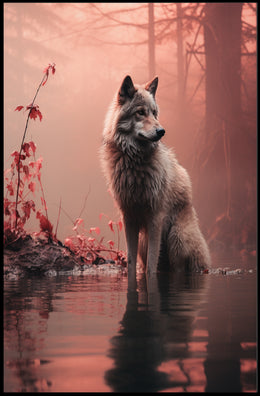 Serenity In The Mist Poster PosterGoat