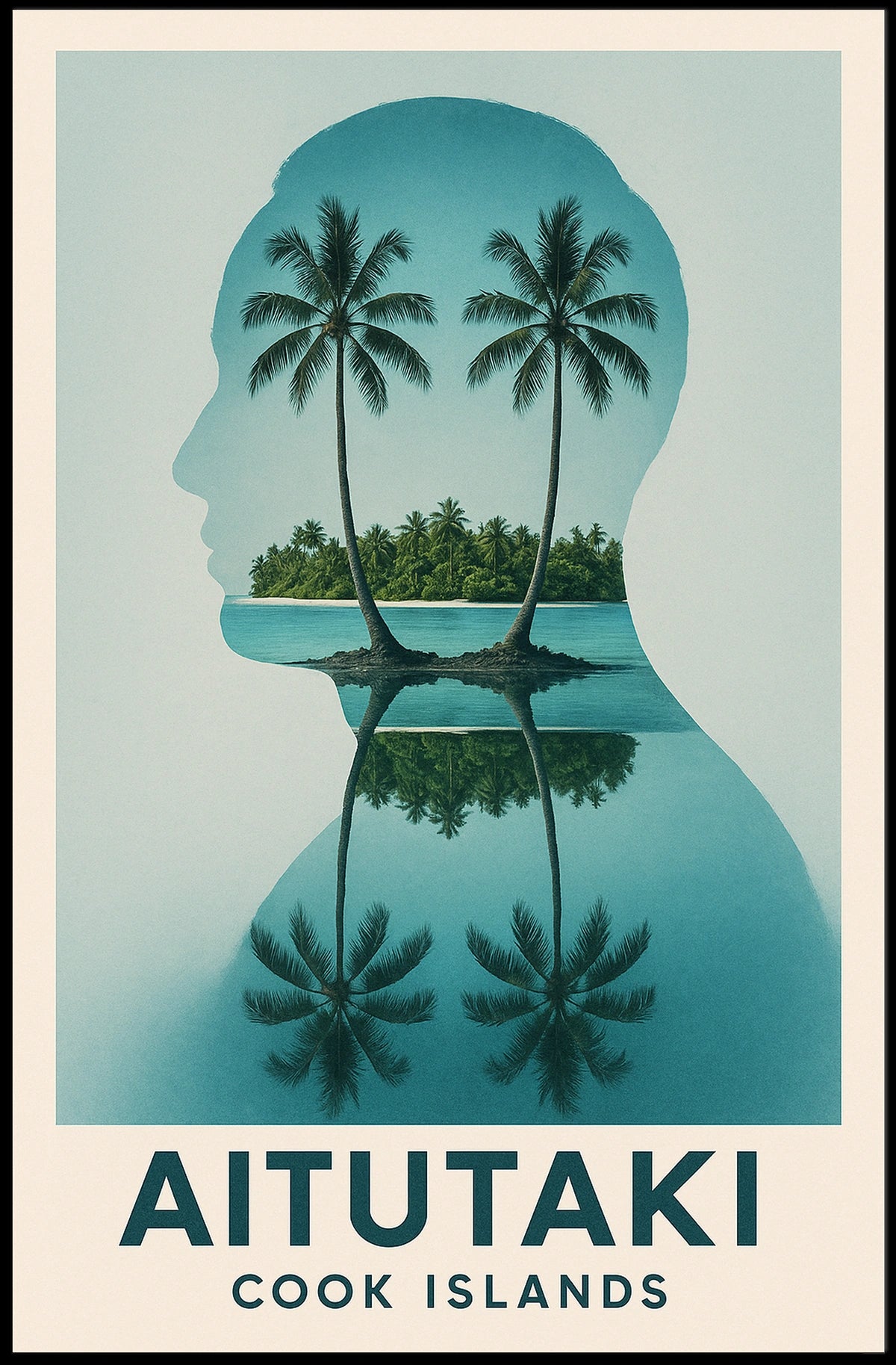 Aitutaki Cook Islands Paradise Poster