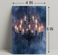 Gothic Chandelier Poster